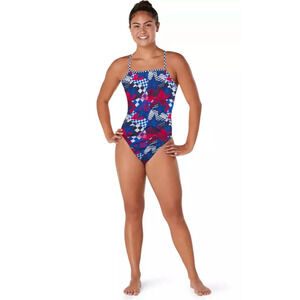 Copied - SPEEDO WOMENS SIZE 36 OVERDRIVE TRUE COBALT ONE-PEICE NWT MSRP $58